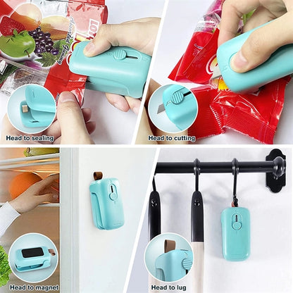 2 In 1 Mini Bag Sealer Cutter