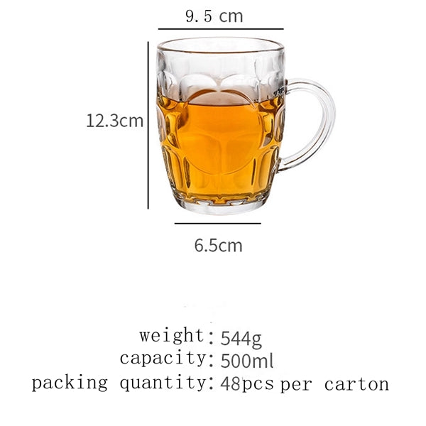 Dimple Stein Beer Mug - 16 Oz 500ML