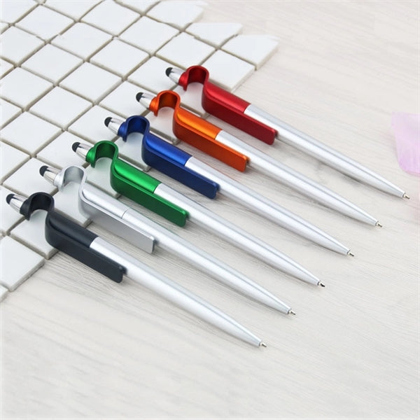 Plastic Ballpoint Pen Phone Stand