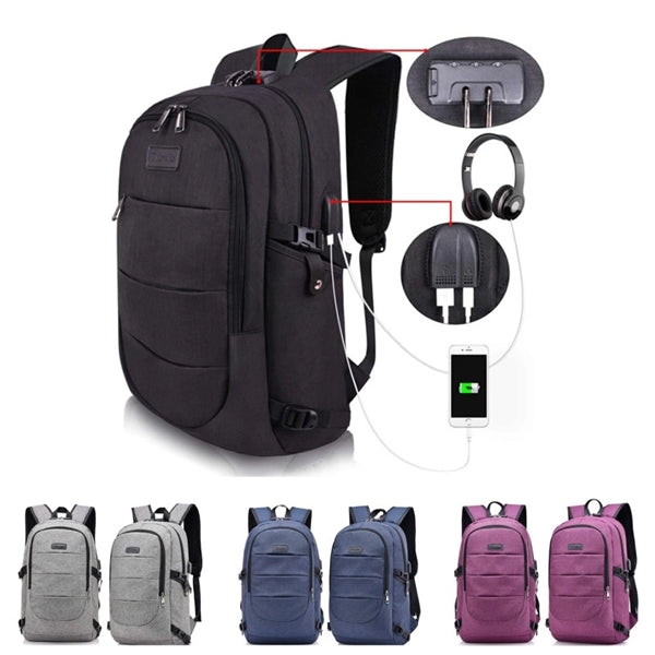 USB Charging Laptop Backpack