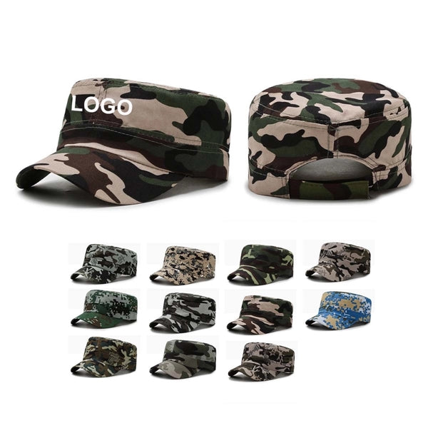 Camouflage Flat Top Cap