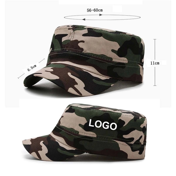 Camouflage Flat Top Cap