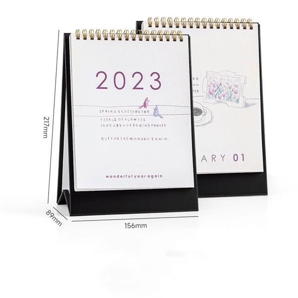 Portable Small 2023  Desk Calendar