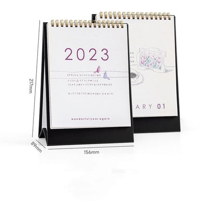 Portable Small 2023  Desk Calendar