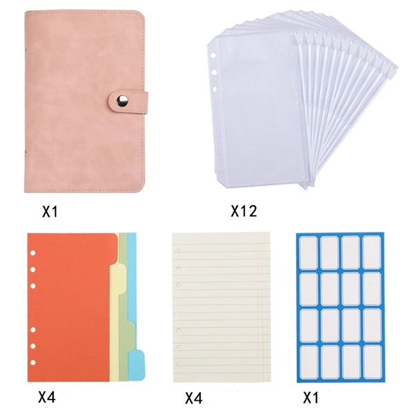 Budget Binder with Zipper Envelopes