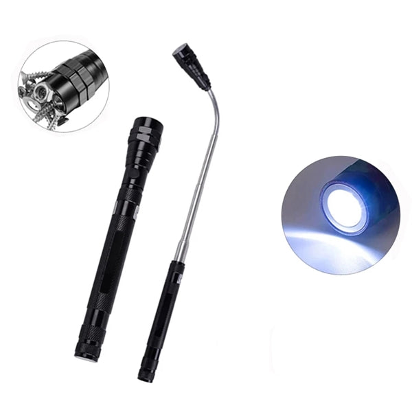 Magnetic Torch Extendable Pick Up Flashlight Stick