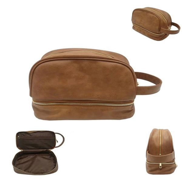 Leather Toiletry Bag