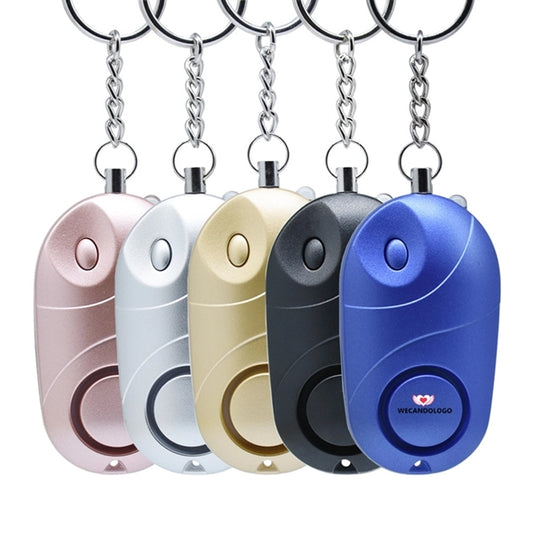 Soft-Touch LED Light & Alarm Key Chain