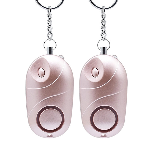 Soft-Touch LED Light & Alarm Key Chain