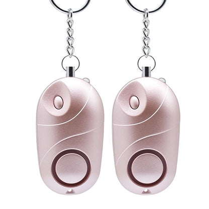 Soft-Touch LED Light & Alarm Key Chain