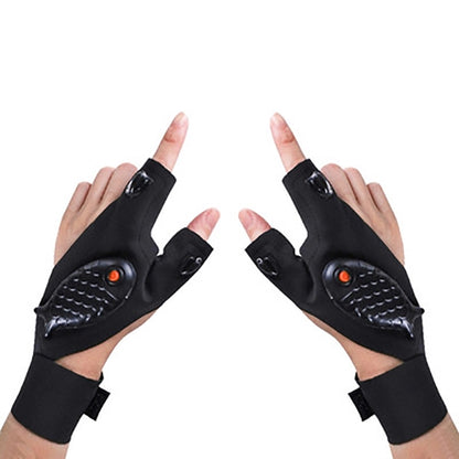 LED Gloves with Waterproof Lights
