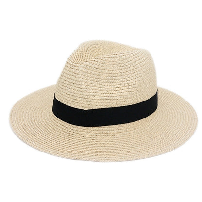 Wide Brim Straw Panama Sun Hat
