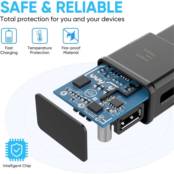 2A Adaptive Fast Charging Usb Wall Charger