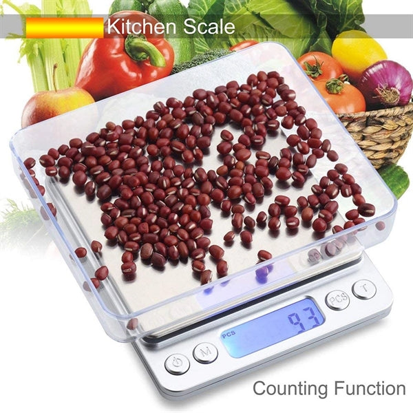 Stainless Steel Back-Lit Lcd Display Pocket Small Scale