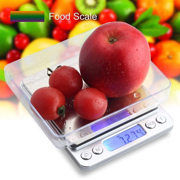 Stainless Steel Back-Lit Lcd Display Pocket Small Scale