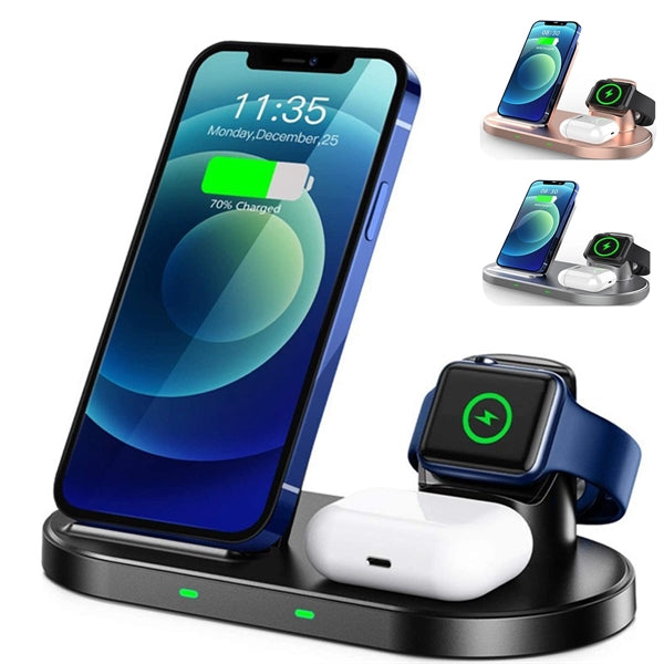 3 In 1 Wireless Magnetic Charging Station