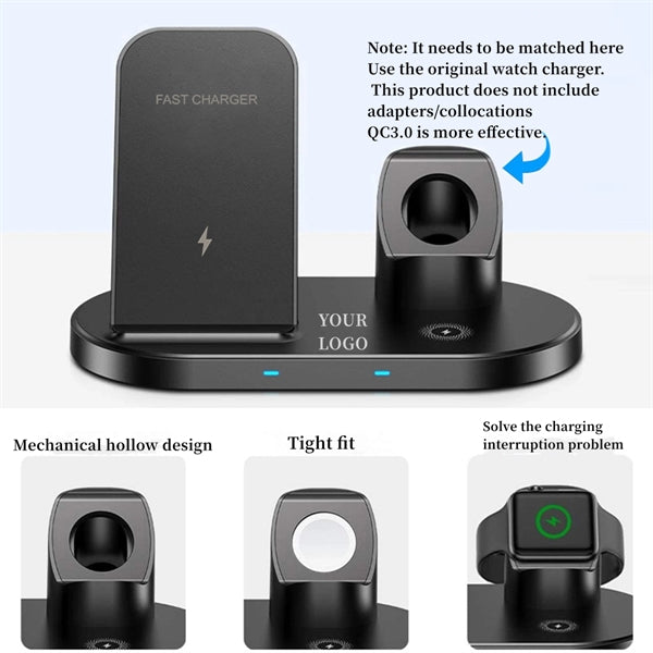 3 In 1 Wireless Magnetic Charging Station