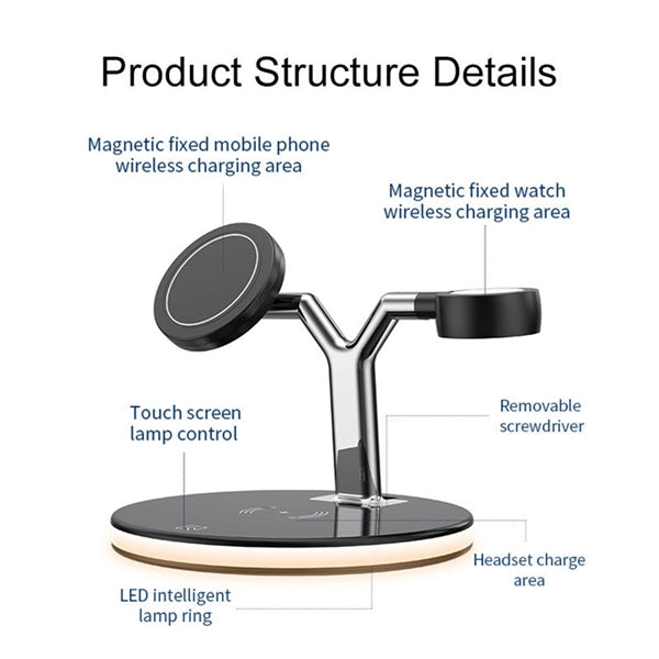 25W 3In1 Magnetic Wireless Charger