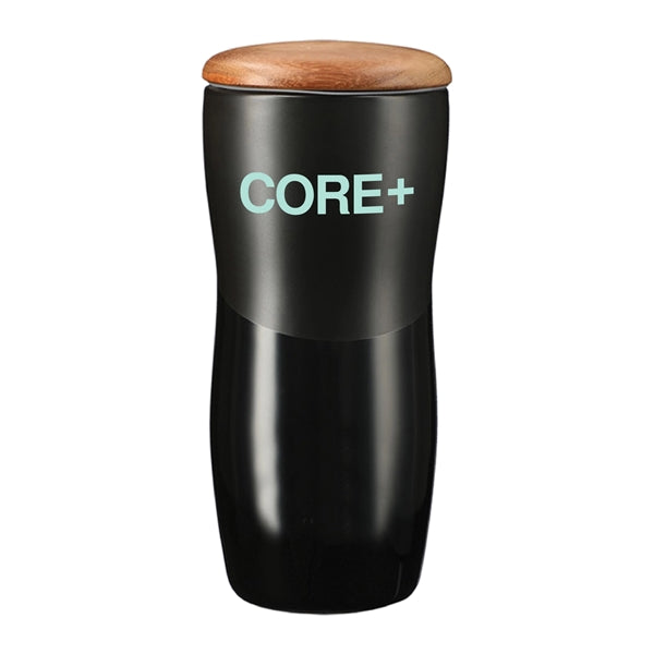 12 oz. Ceramic Easy-Grip Tumbler w/ Lid