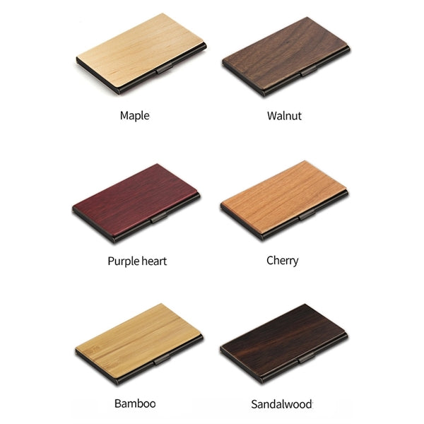 Wood Business Card Holder