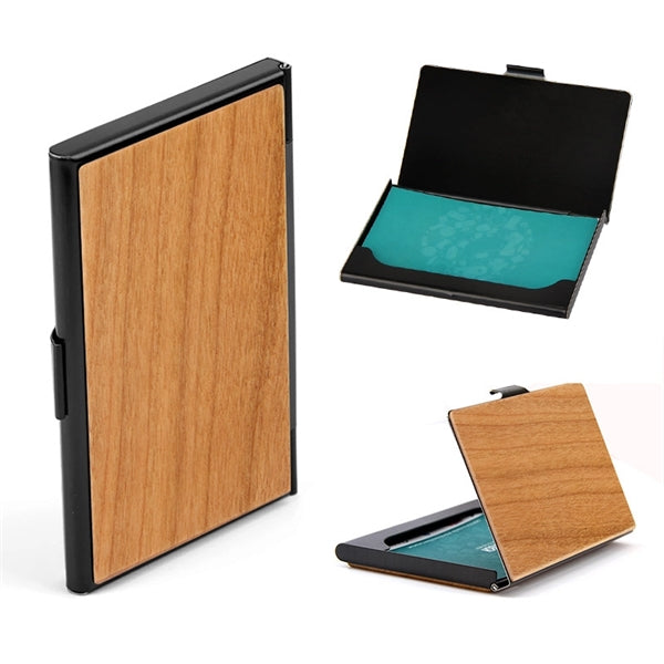 Wood Business Card Holder