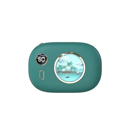 Camera-Style Portable Mini Hand Warmers & Power Bank
