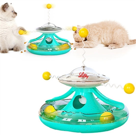 Turntable Treat Motion Cat Toy