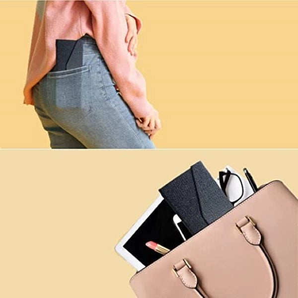 Foldable Triangle PU Leather Sunglass Case