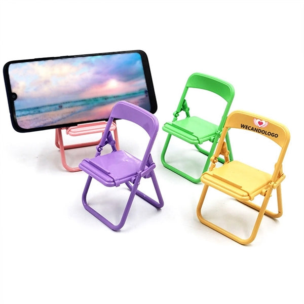 Mini Chair Shape Folding Cell Phone Stand