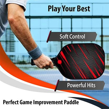 Pickleball Paddles Equipment Including 2 Rackets 4 Balls