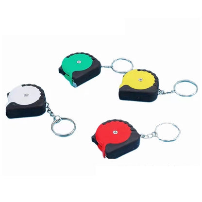 Mini Retractable Tape Measure Keychain