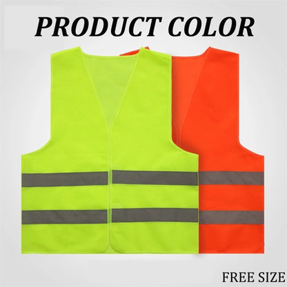 Safety Construction Vest with 2 Reflective Strips
