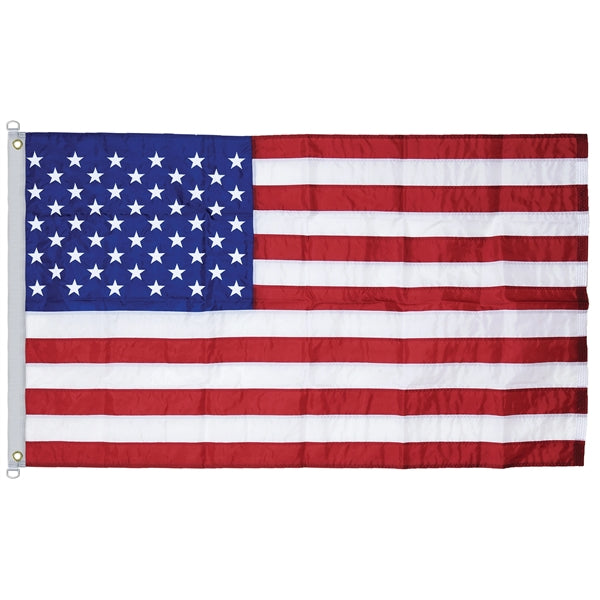 5' x 8' U.S. Outdoor Nylon Flag with H/G (Imported)