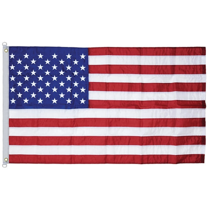 5' x 8' U.S. Outdoor Nylon Flag with H/G (Imported)