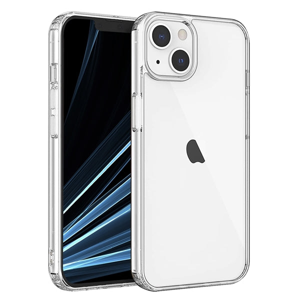 iPhone 13 Clear Hard Shell Case with TPU Bumpers