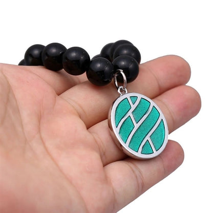 Custom Logo Amulet Buddha Beads Bracelet