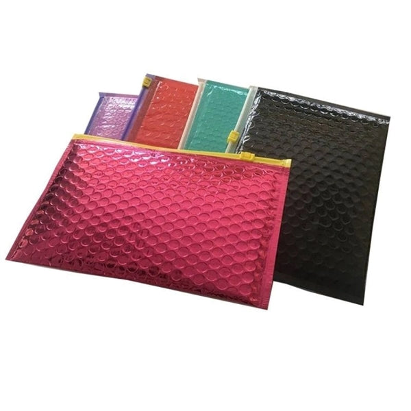 Custom Logo Bubble Courier Pouch w/ Zipper