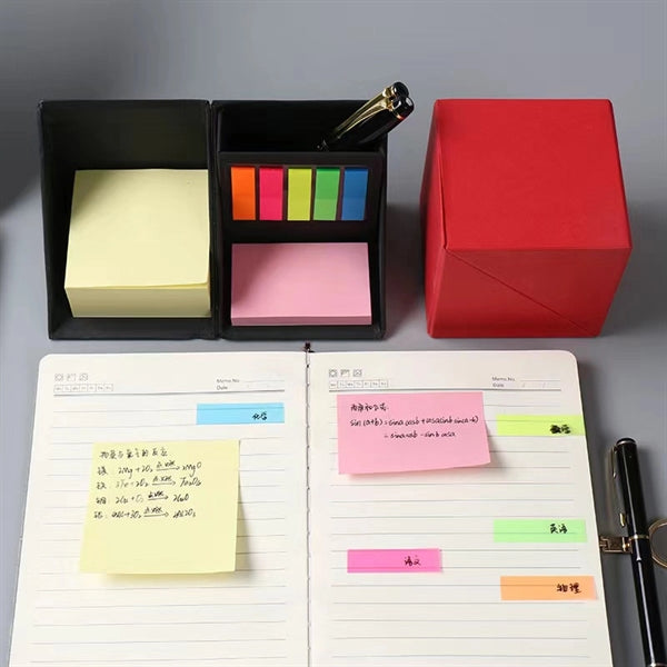Foldable Multifunction Sticky Notes Set Organizer