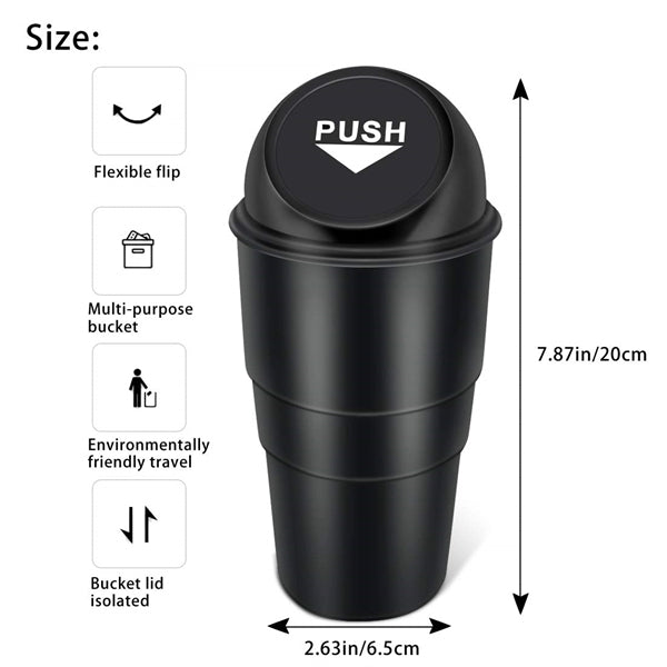 Mini Car Trash Can