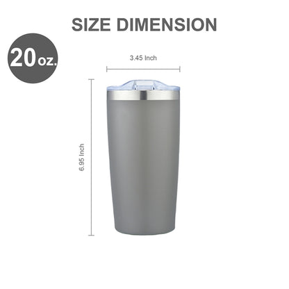 20oz.Travel Stainless Insulated w/ Lid to Keep in Hot/Cold