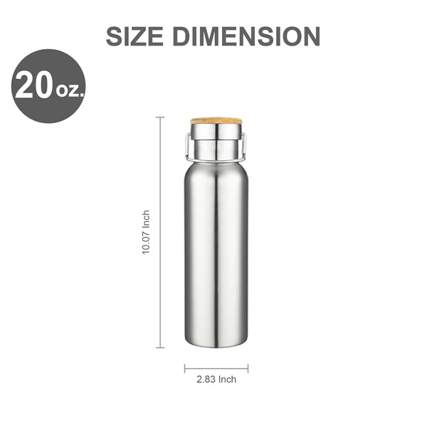 20oz.Travel Stainless Insulated Thermos Bottle w/ Lid&Handle
