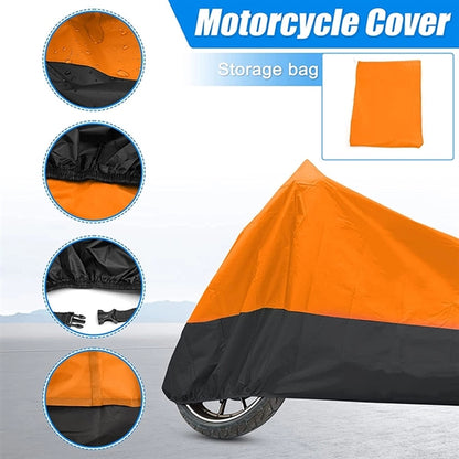 Waterproof  Motorcycle Cover (Size L)
