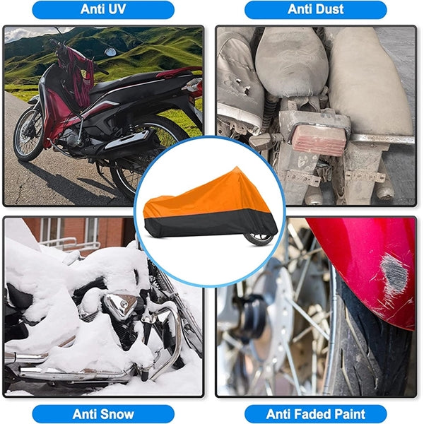 Waterproof  Motorcycle Cover (Size L)