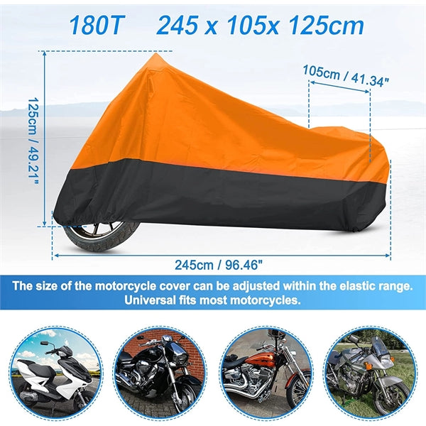 Waterproof  Motorcycle Cover (Size L)