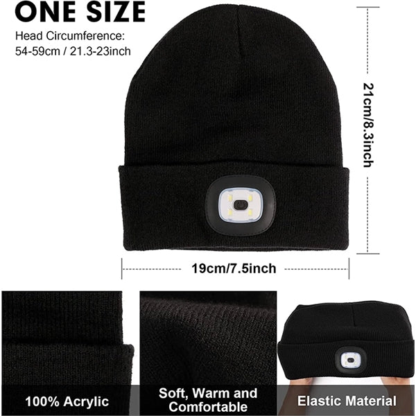 Beanie Hat with Light