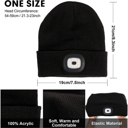 Beanie Hat with Light