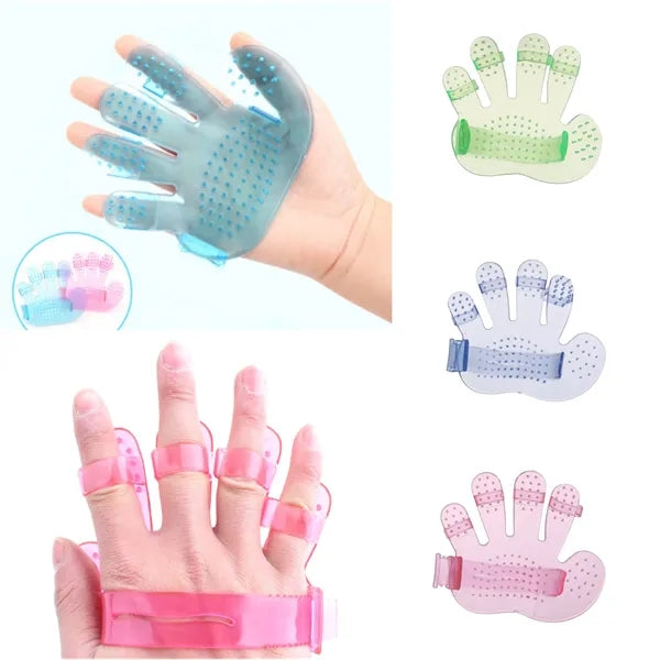 Pet Bath Finger Brush Massger