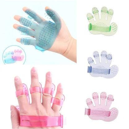 Pet Bath Finger Brush Massger