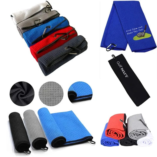 Microfiber Waffle Pattern Golf Towels