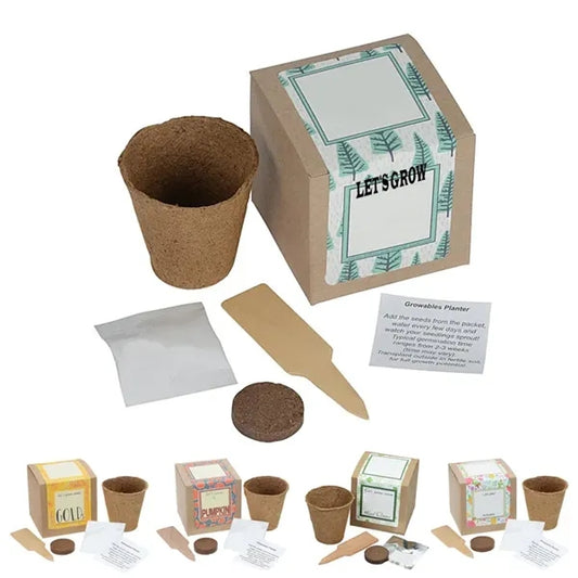 Growables Planter in Kraft Gift Box w/Seeds